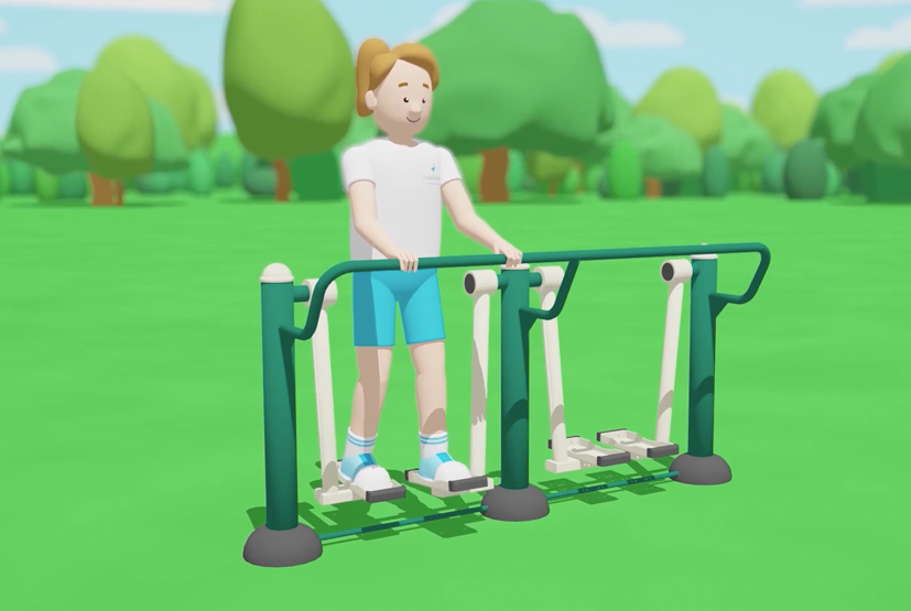 Fresh Air Fitness 3D Product Presentation Video