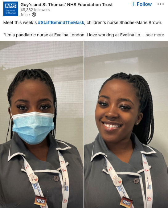healthcare-social-media-posts-examples NHS-healthcare-social-media-content